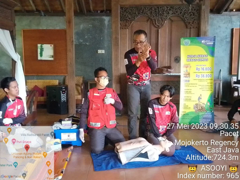 Yayasan RIS Sukses menggelar acara PPGD dan Perisai BPJS4